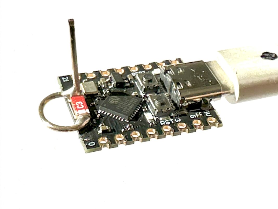 ESP32-C3 SuperMini 天線改裝